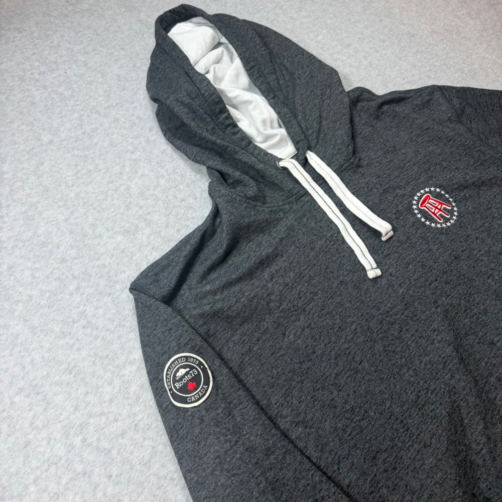 Roots 73 Hoodie Mens 3XL Charcoal Gray Barstool Sports Pullover 18703